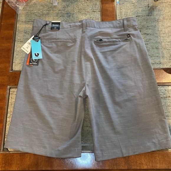 NWT Burnside 360 Hybrid Land & Sea Mens Shorts 34 Stretch quick dry, Grey NWT - Picture 4 of 14